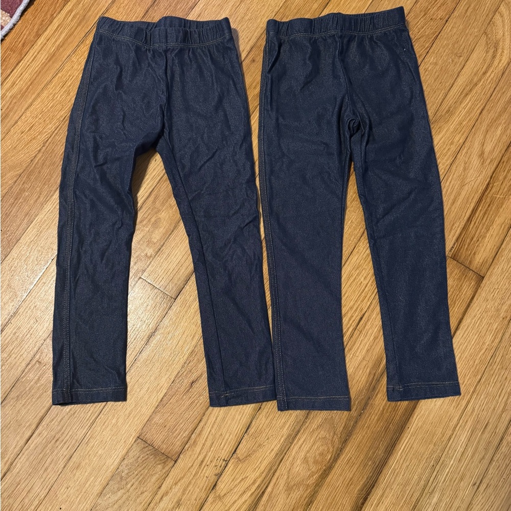 Girls Children’s Place Navy Blue Jegging Leggings size Small 5/6